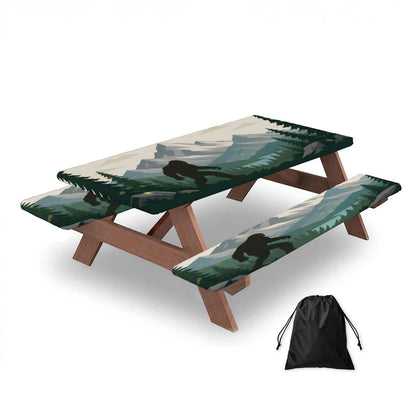 Bigfoot Picnic Table Cover with Bench Covers 5FT