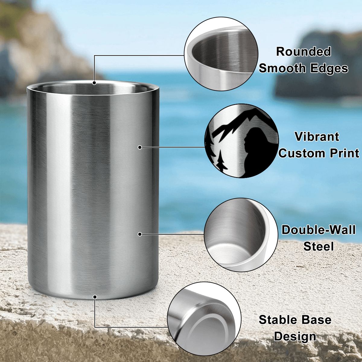 Bigfoot Stainless Steel Wine Chiller