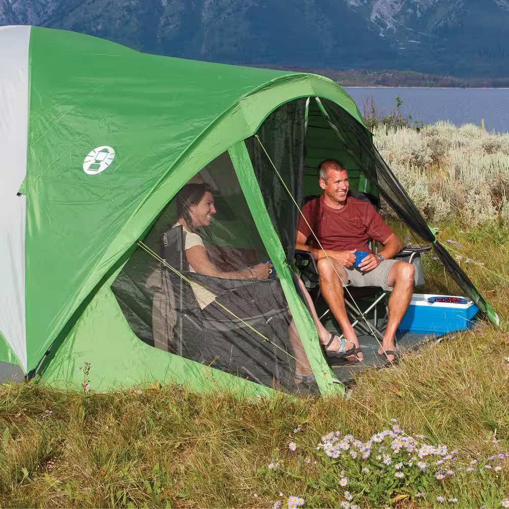 6-Person Evanston Dome Camping Tent with Screen Room