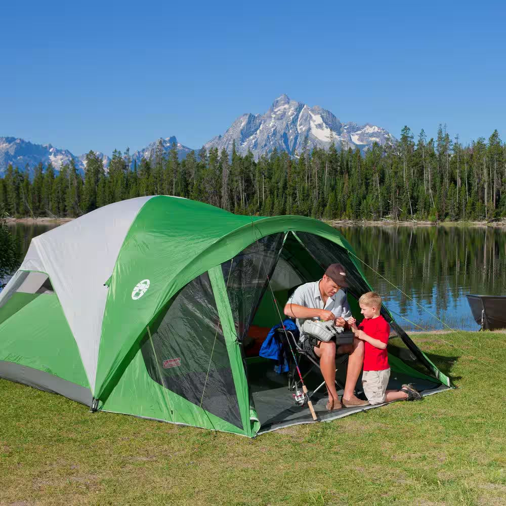 6-Person Evanston Dome Camping Tent with Screen Room