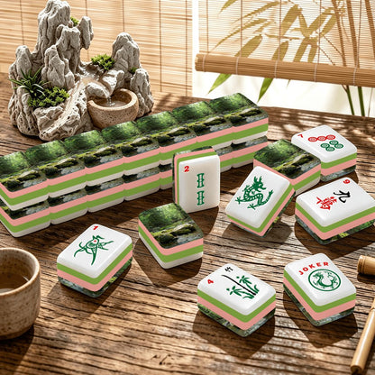 4 Layer Mahjong Tiles Set - Multiple Styles Available