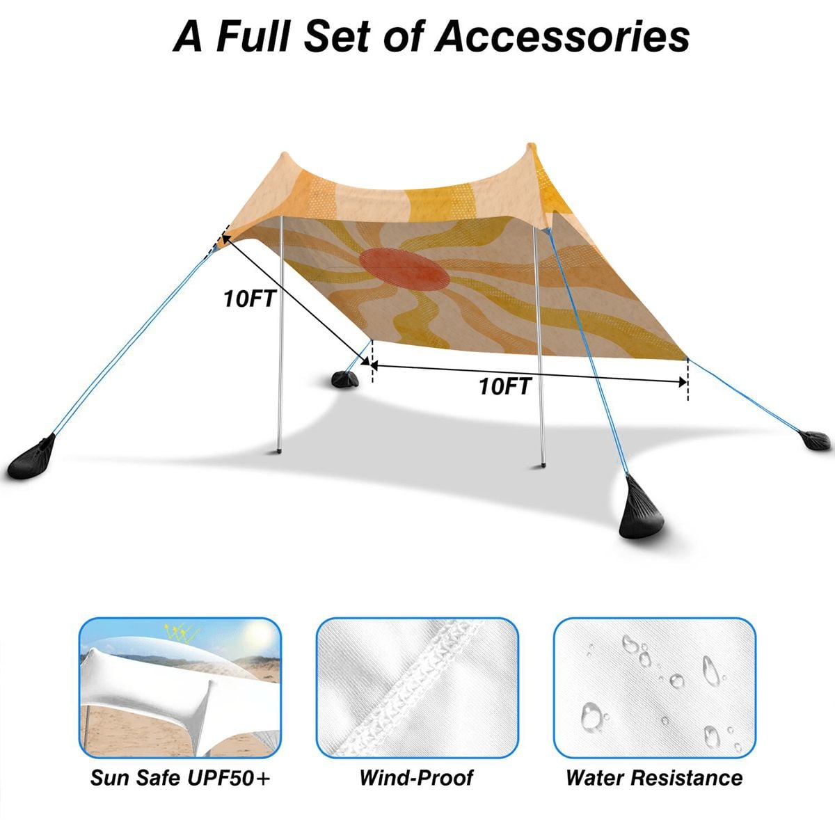 Beach Canopy Canopy Retro Designs