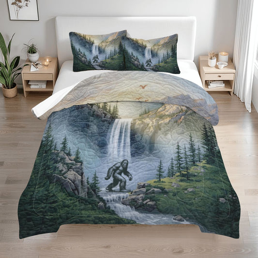 Bigfoot Waterfall Queen Comforter - 3 PCS Set