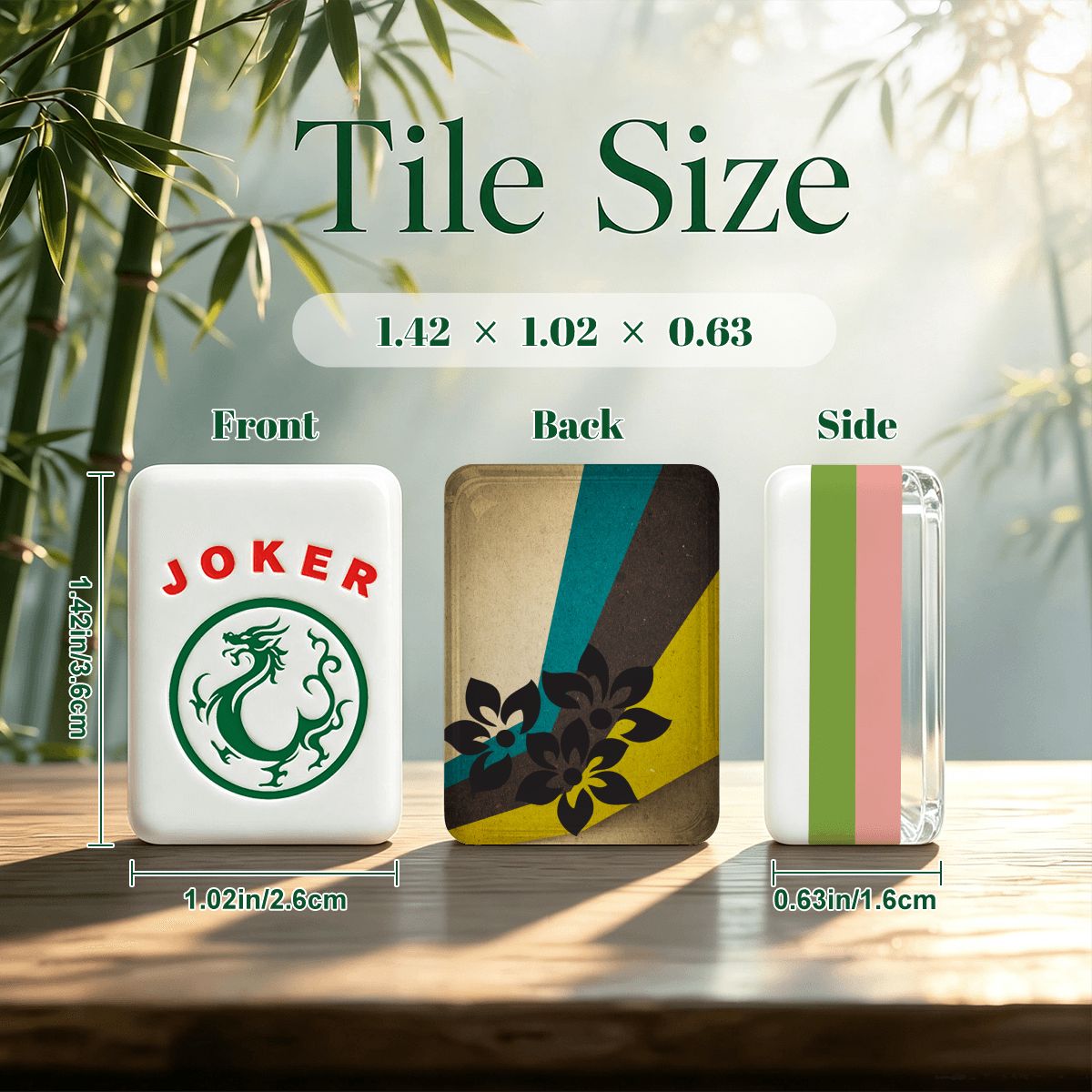4 Layer Mahjong Tiles Set - Multiple Style Available