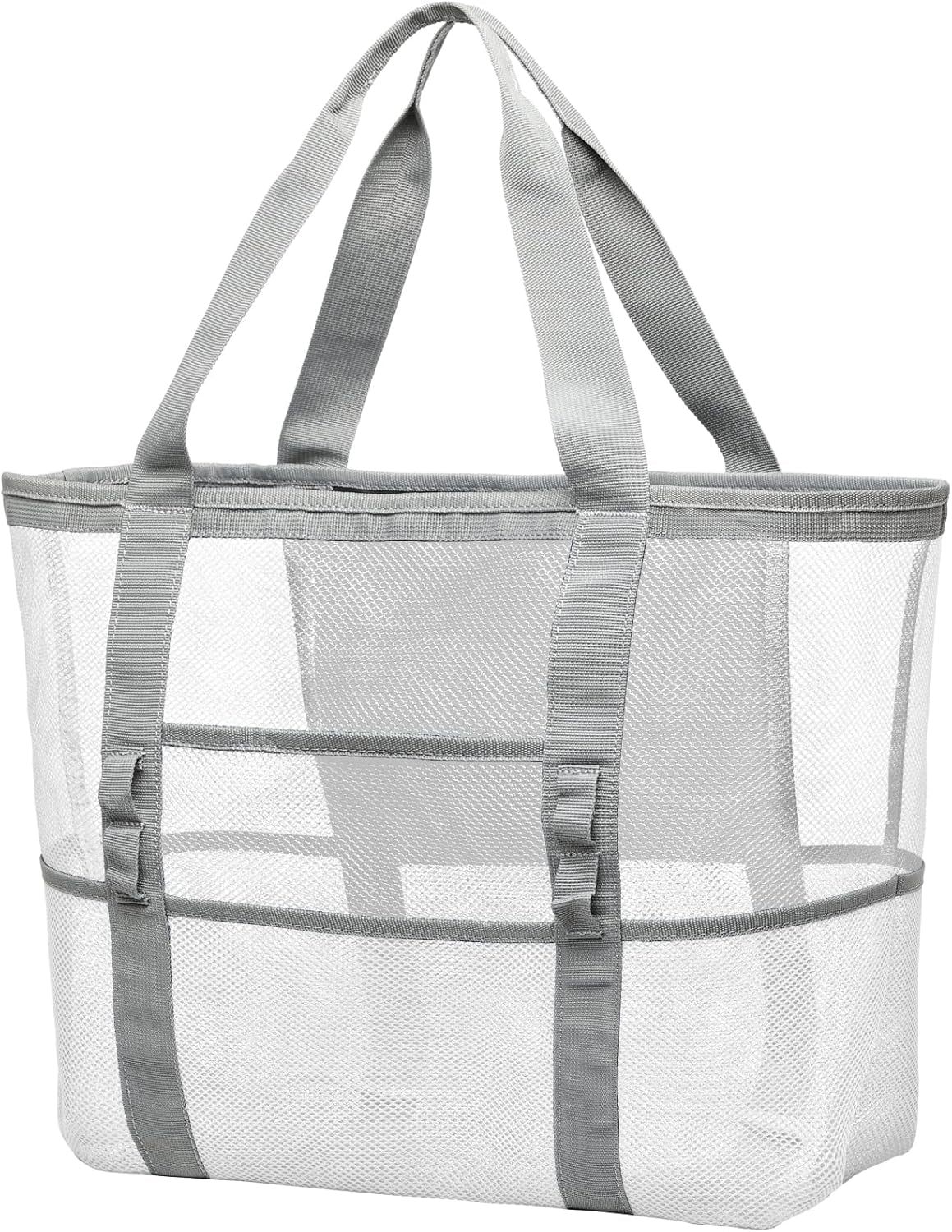 Mesh Beach Bag Family - Large Tote Bag for Cruise Pool Toys Beach Vacation Essentials