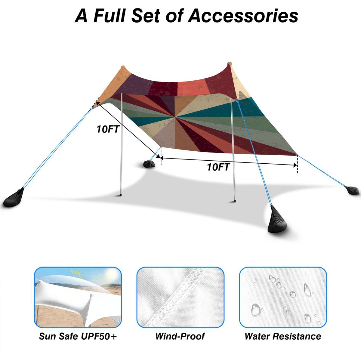 Beach Canopy Retro Days Designs