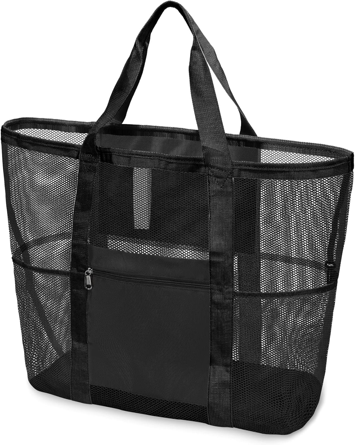 Mesh Beach Bag Family - Large Tote Bag for Cruise Pool Toys Beach Vacation Essentials