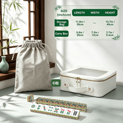 4 Layer Mahjong Tiles Set - Multiple Styles Available