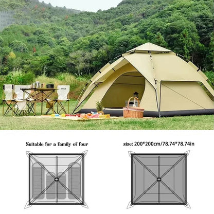 Camping Outdoor Automatic Tent - Double-deck tents with Double Door