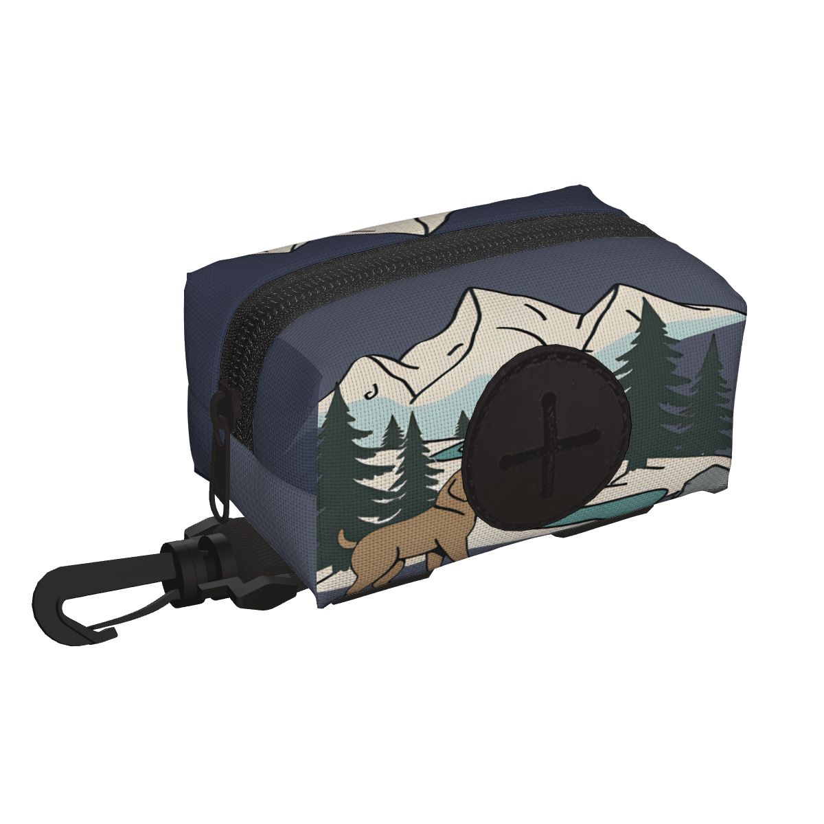 Portable speaker with nature-themed design