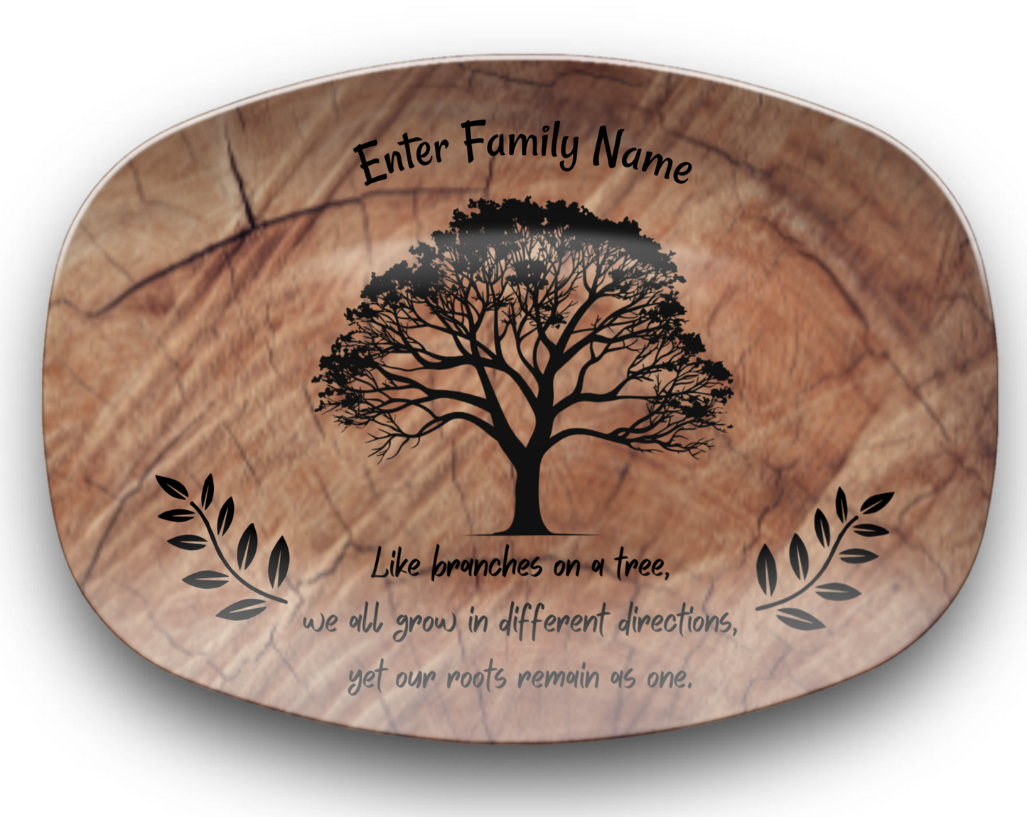 Family Tree of Life - Personalized Platter