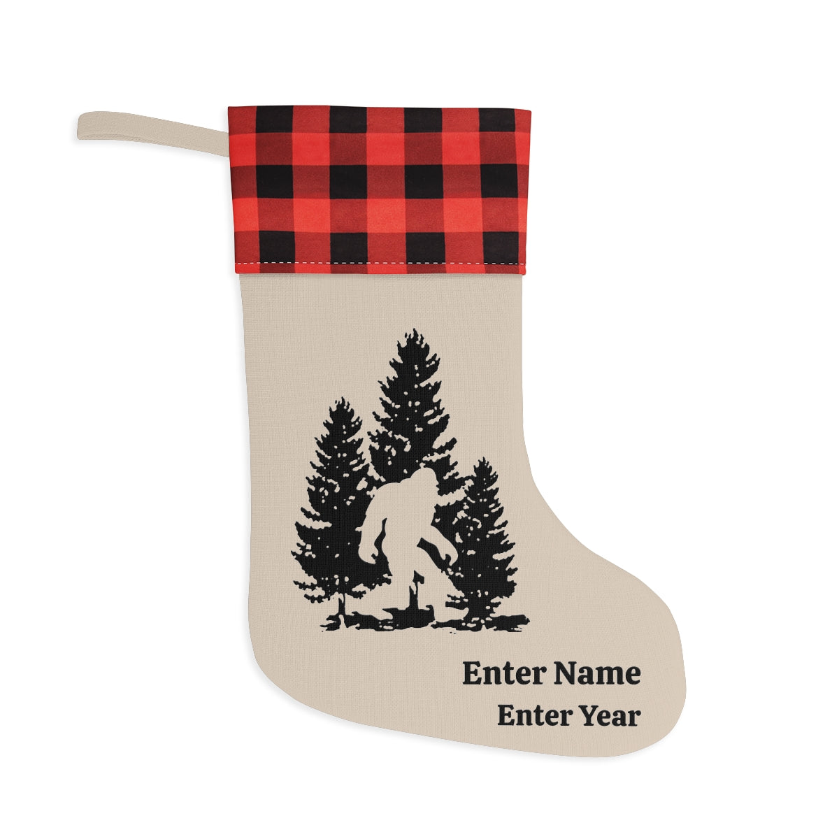 Bigfoot Pines Christmas Stocking