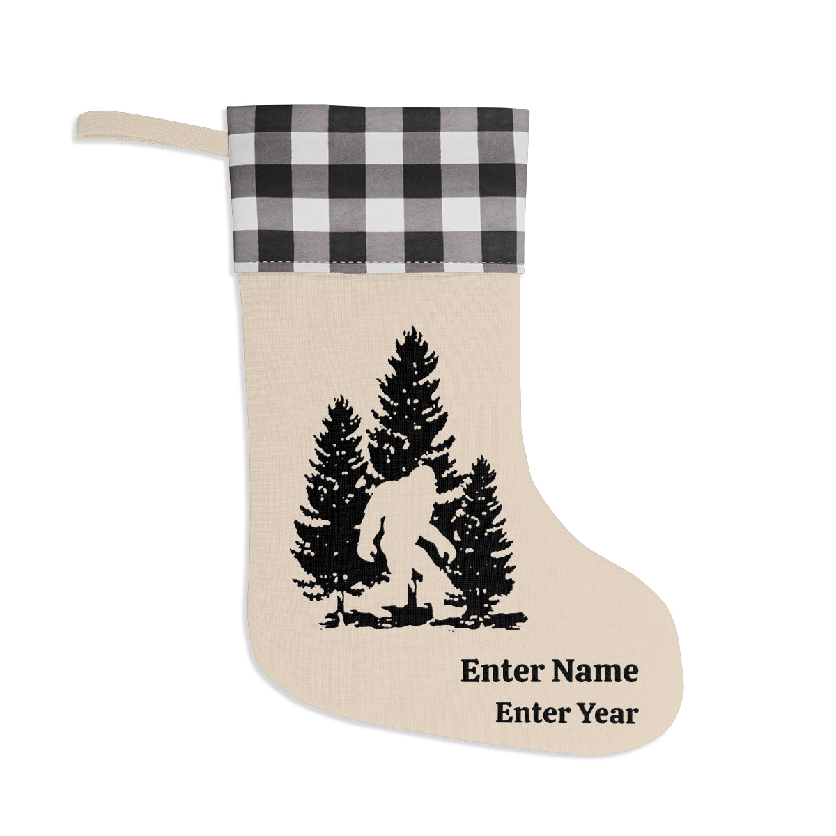 Bigfoot Pines Christmas Stocking