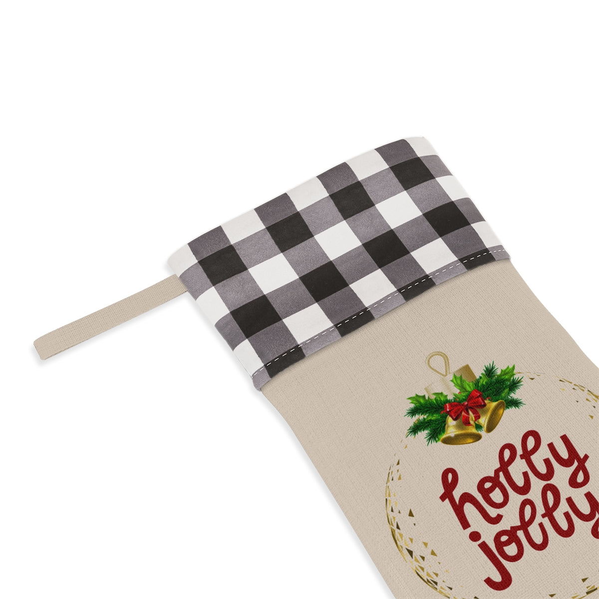 Holly Jolly Christmas Stocking - Available for Personalization