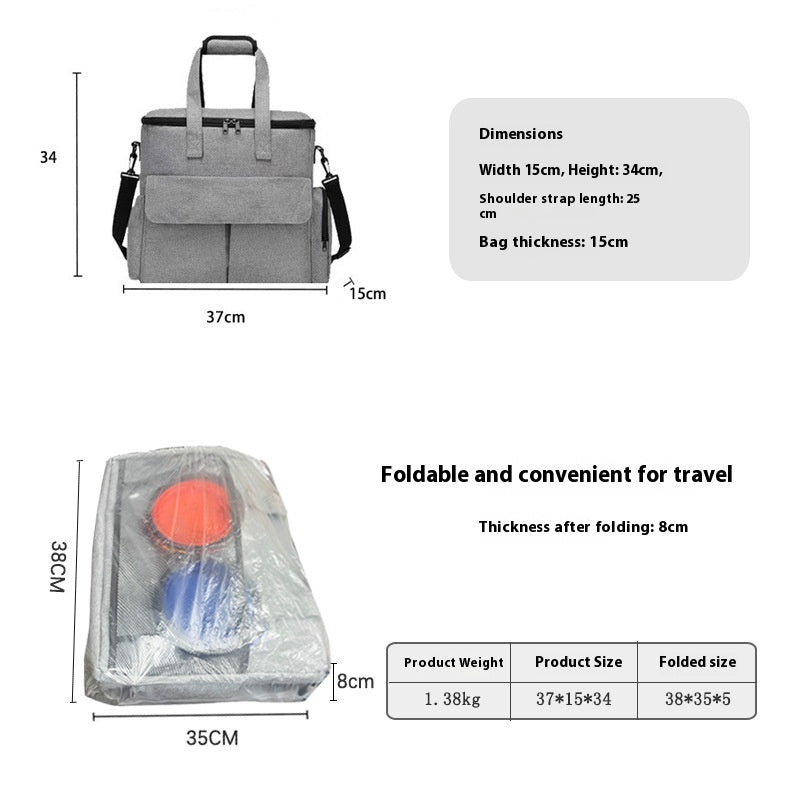 Pet Travel Bag Kit - Convenient Large-Capacity