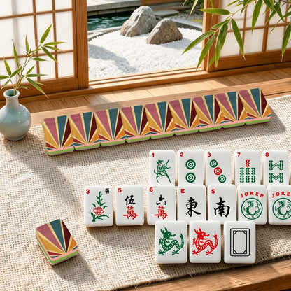 4 Layer Mahjong Tiles Set - Multiple Styles Available