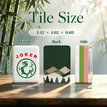 4 Layer Mahjong Tiles Set - Multiple Styles Available