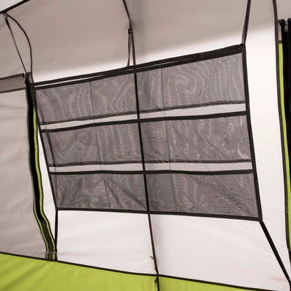 14' X 13.5' 9 Person 2 Room Instant Cabin Tent with Screen Room, 40.8 Lbs