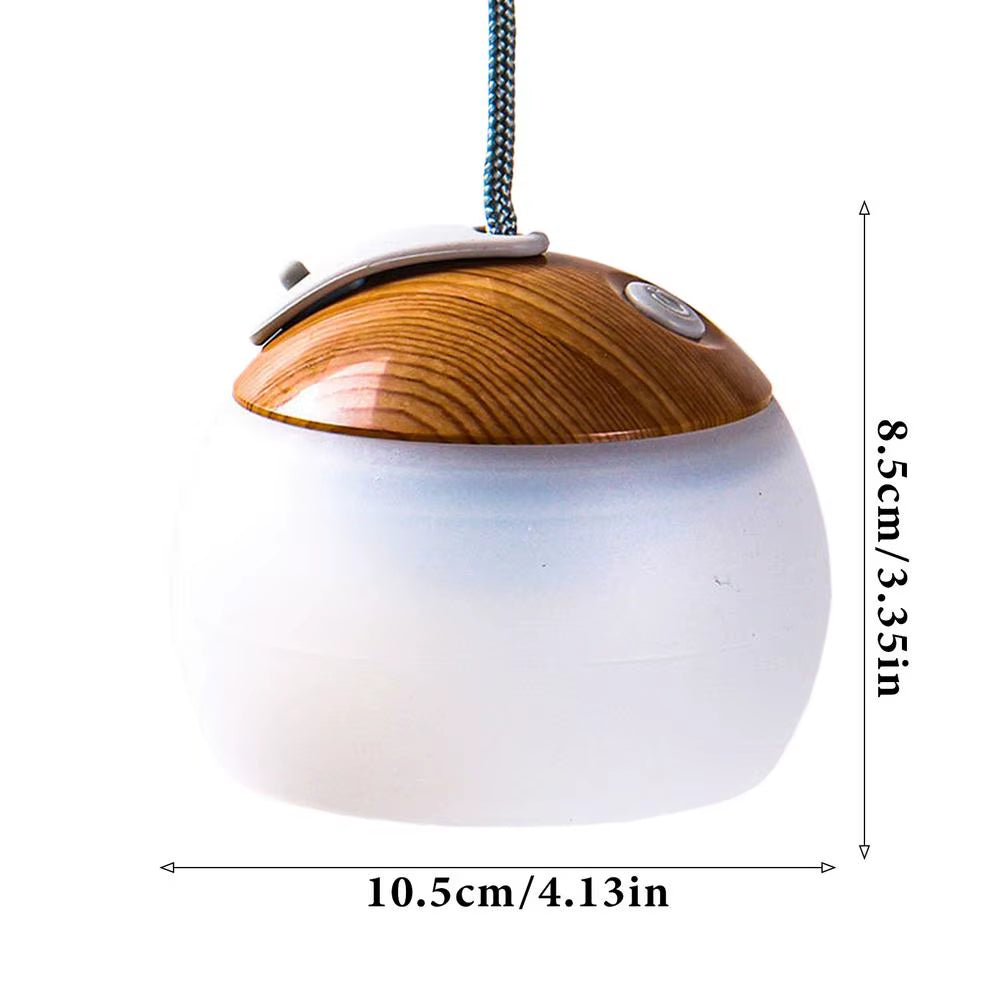 Camping Tent Light with Hook 4 Mode Adjustable LED Light Portable Outdoor Lantern Rechargeable LED Tent Lantern for Fishing Camp