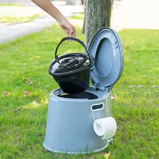 Portable Travel Toilet for Camping and Hiking with Travel Bag Non-Electric Waterless Toilet