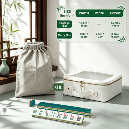 4 Layer Mahjong Tiles Set - Multiple Styles Available