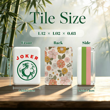 4 Layer Mahjong Tiles Set - Multiple Style Available