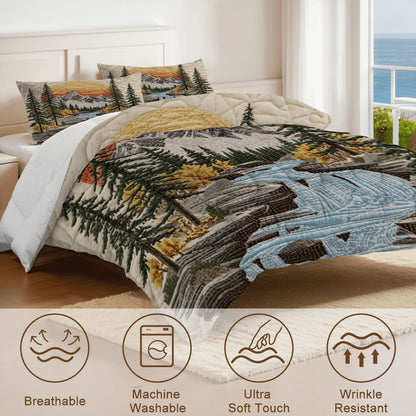 Mountain Sunrise King Comforter - 3 PCS Set