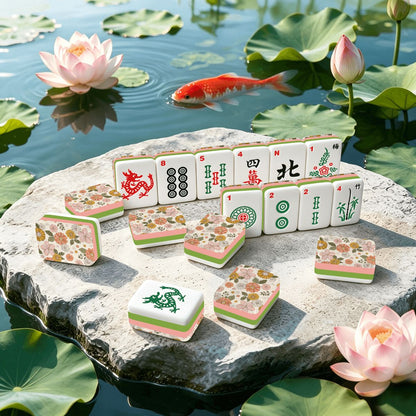 4 Layer Mahjong Tiles Set - Multiple Style Available