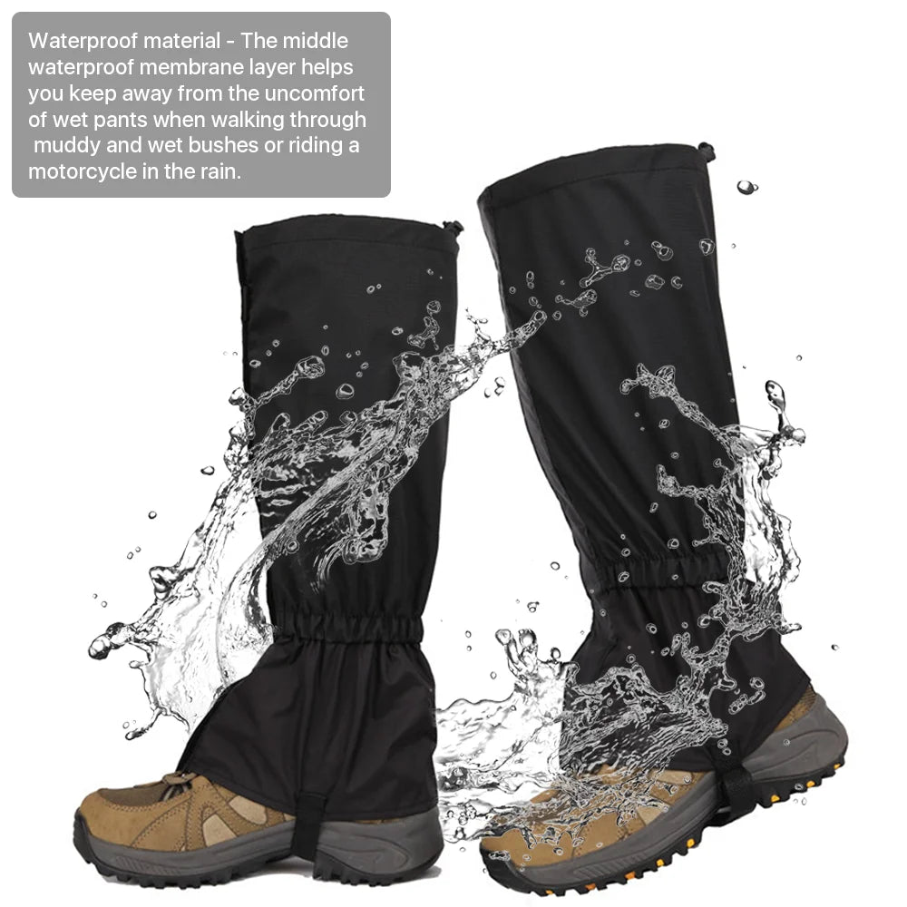 Leg Gaiters Snake for Tick Protection for Women Men Waterproof Boot Cover Gaiters for Hiking Hunting