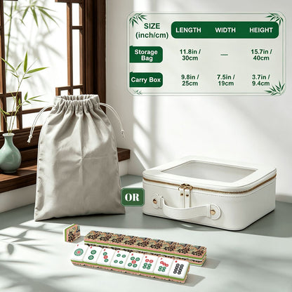 4 Layer Mahjong Tiles Set - Multiple Style Available