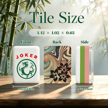 4 Layer Mahjong Tiles Set - Multiple Style Available
