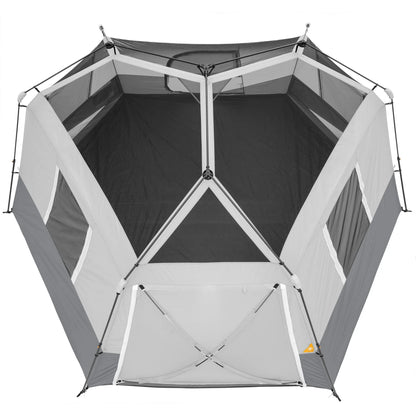 WMT-171582 17 X 15 11-Person Instant Hexagon Cabin Tent