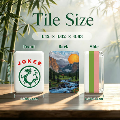 4 Layer Mahjong Tiles Set - Multiple Styles Available