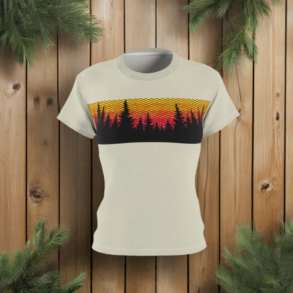 Sunset Pine Cut & Sew Tee