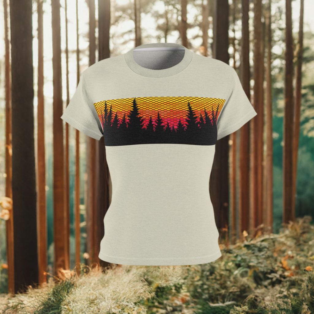 Sunset Pine Cut & Sew Tee