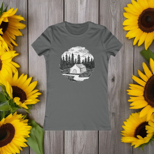 Cabin in the Woods - Women's Favorite Tee