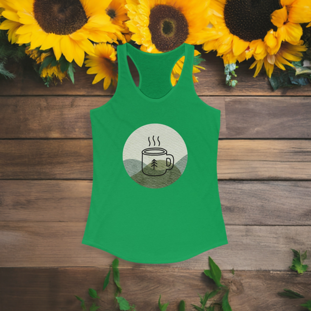 Mountain Coffee Tank Top