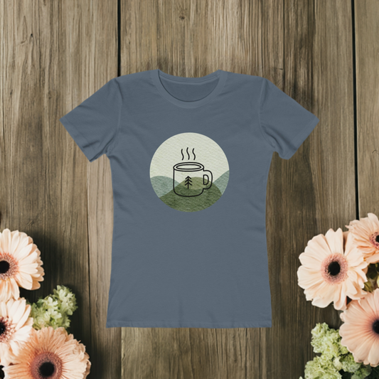 Mountain Coffee Tee for Women