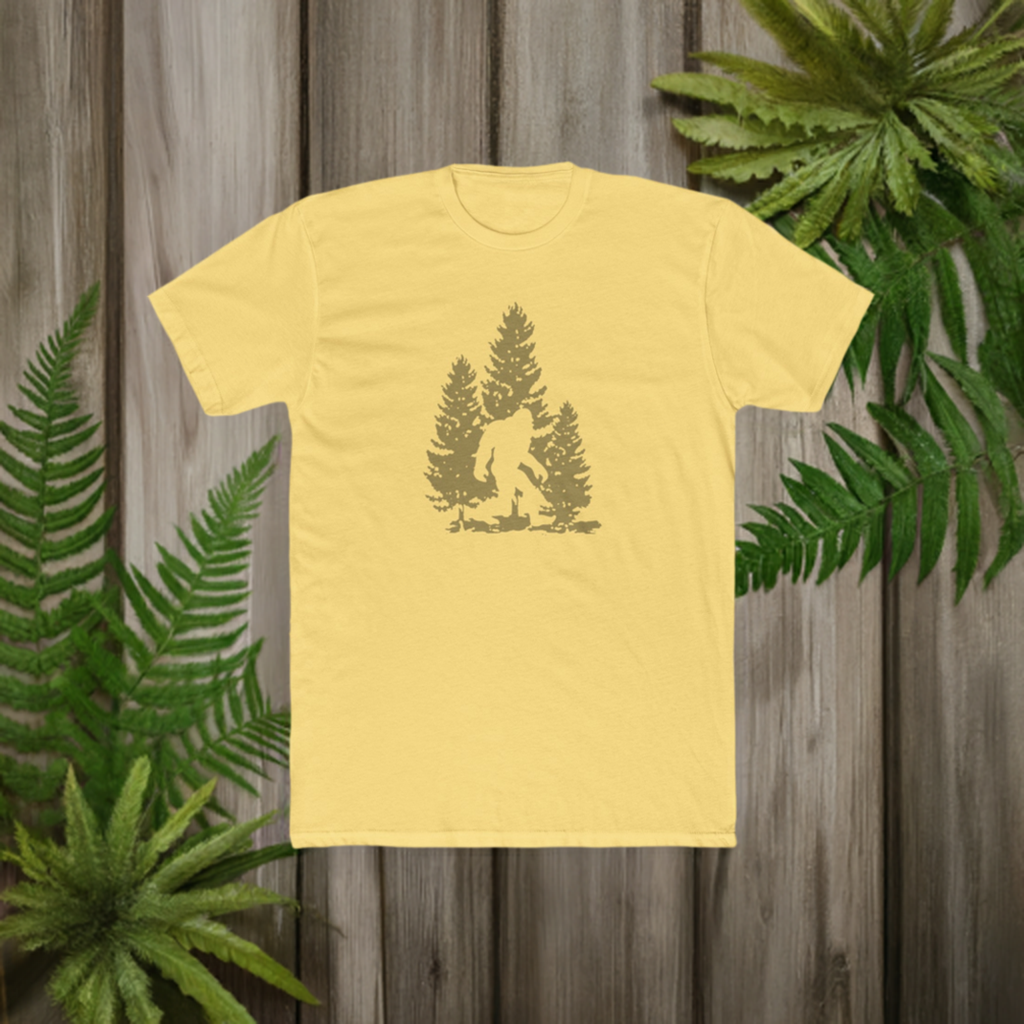 Bigfoot Pines Men's Cotton Crew Tee