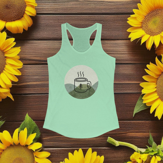 Mountain Coffee Tank Top