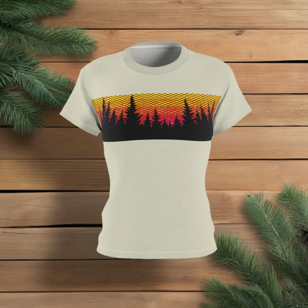 Sunset Pine Cut & Sew Tee