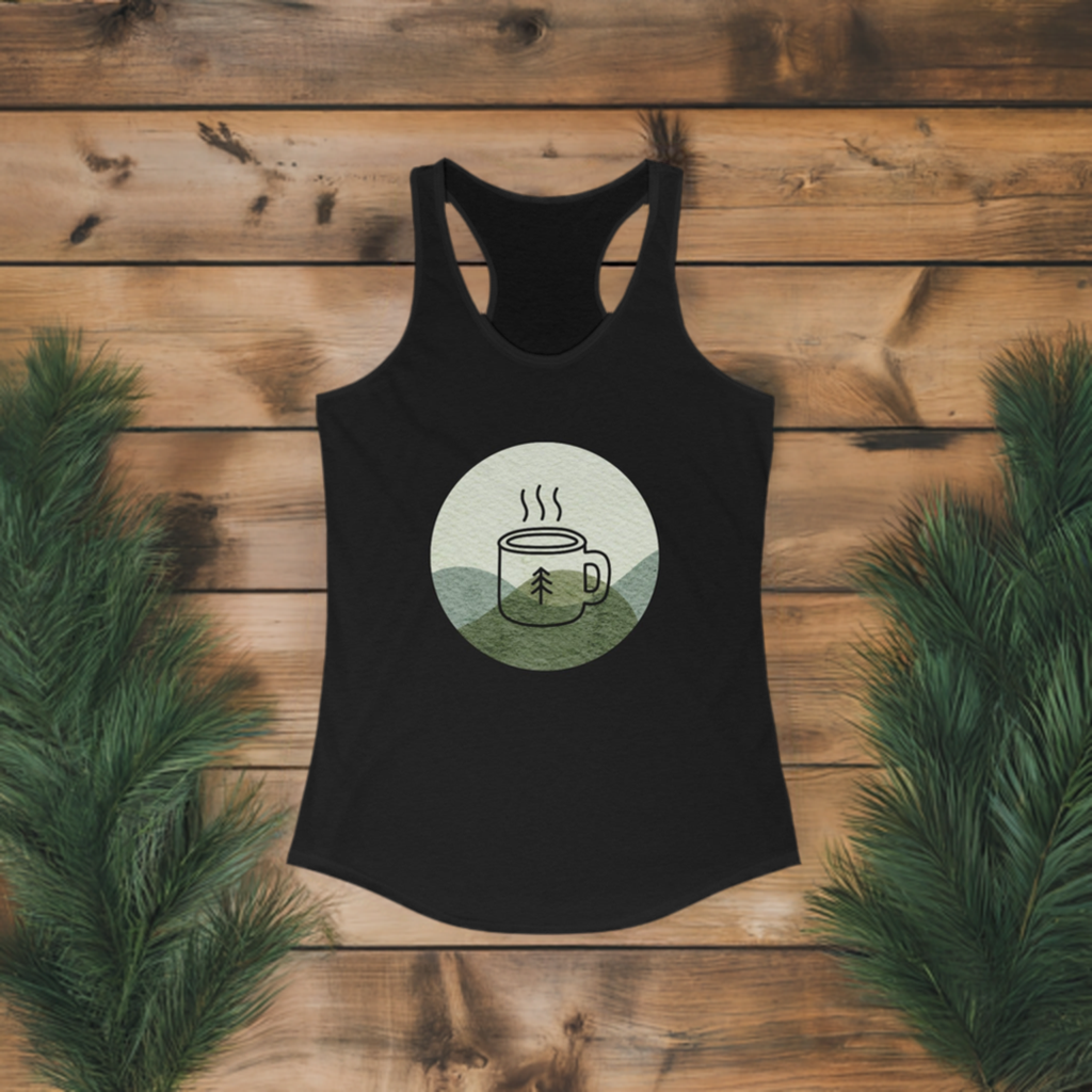 Mountain Coffee Tank Top