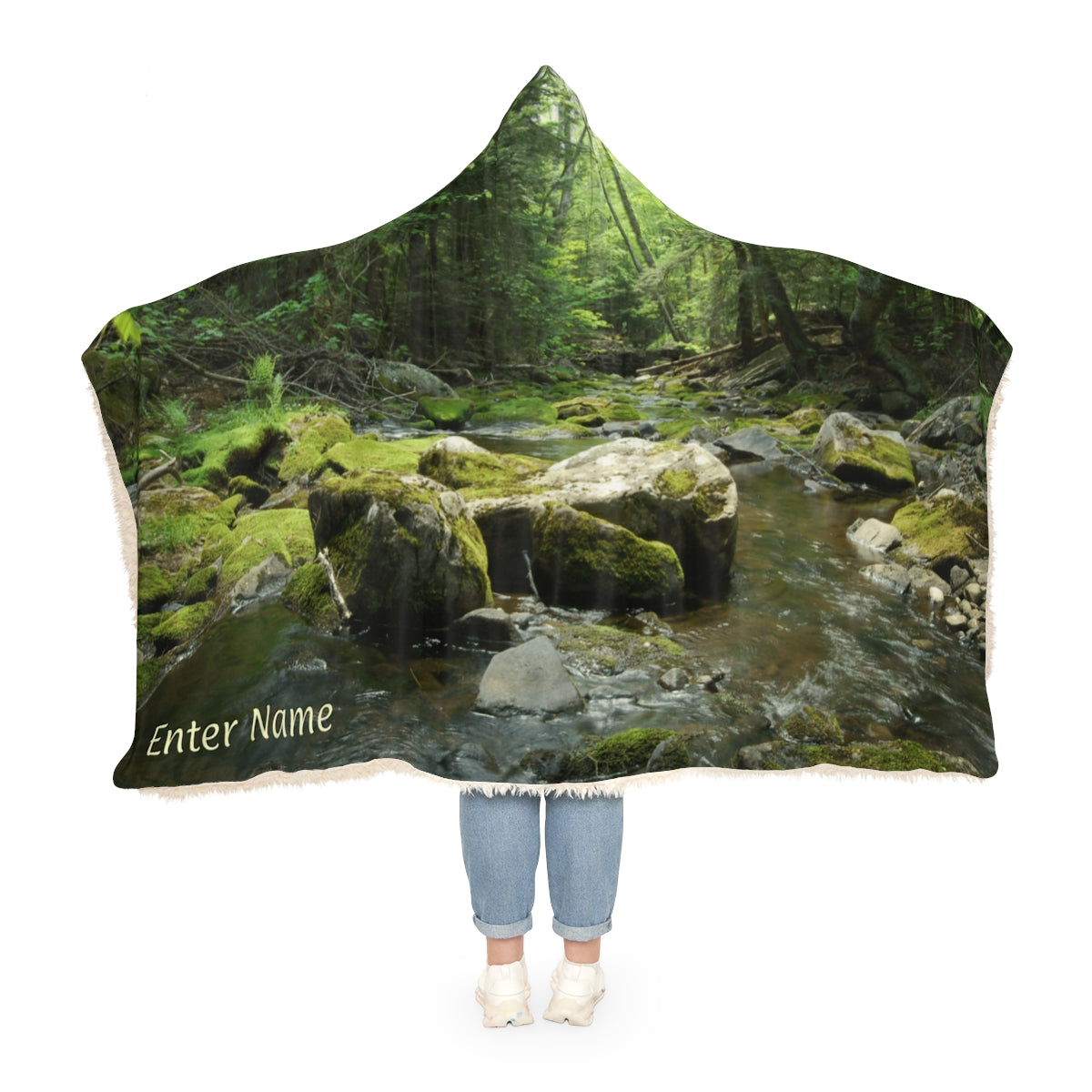 Mountain Stream - Personalized Snuggle Blanket